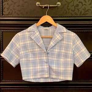 Brandy Melville (John Galt) Cropped Button Up